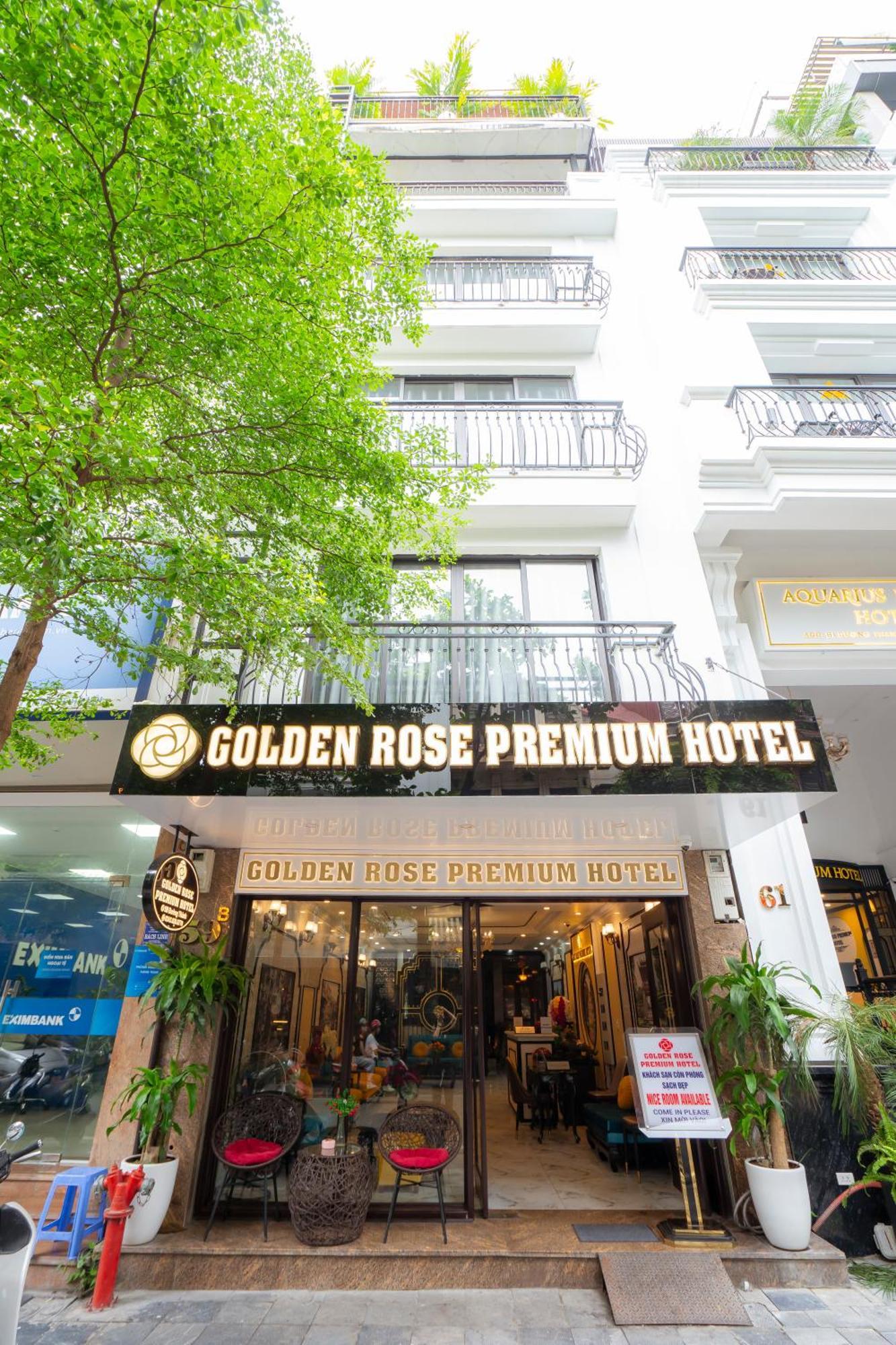 Golden Rose Premium Hotel Hanói Exterior foto