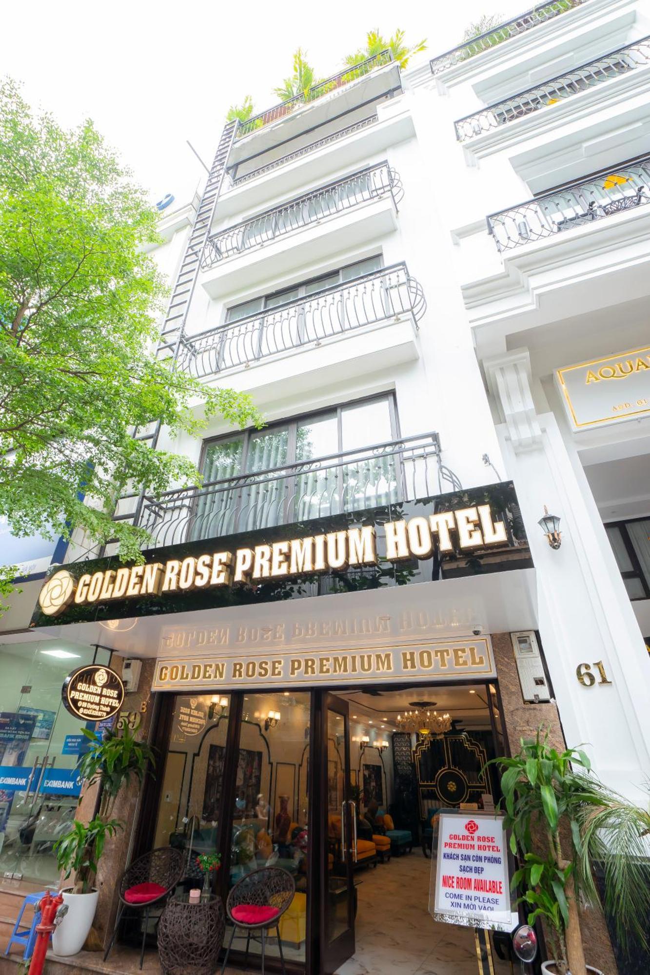 Golden Rose Premium Hotel Hanói Exterior foto